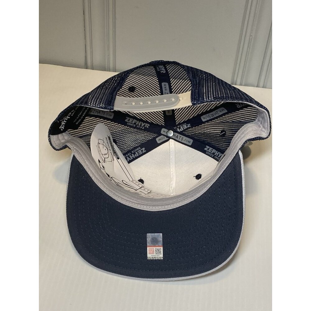 Penn State University Nittany Lions Gray / Beige Trucker Cap Hat SnapBack New - Picture 6 of 8